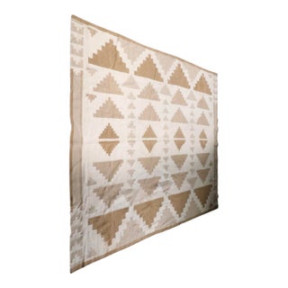 Geometric Tejal Desert Hand Woven Wool Att. To Citizenry Made in India For Sale