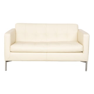 Two-Seater Sofa in Leather from Machalke For Sale