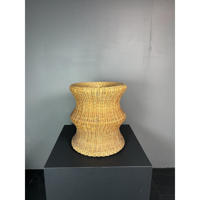 Artek Sculptural Rattan Juttu Mushroom Stool by Eero Aarnio for Artek, Finland, 1960s For Sale - Image 4 of 16