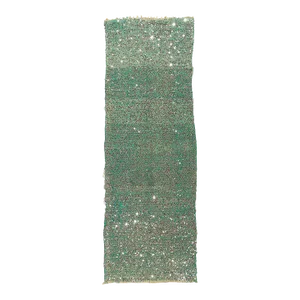 Vintage Moroccan Sequined Wedding Aisle Runner, 04'08 X 13'05