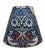 Blue Clip-on Bell Lamp Shades Chandelier Sconces Arts & Crafts - Set of 6 For Sale - Image 4 of 5