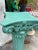 Boho Chic 1970s Green Faux Concrete Pillar For Sale - Image 3 of 5