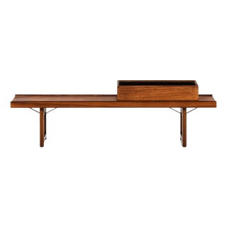 Bench or Side Table with Planter Box attributed to Torbjørn Afdal, 1960s For Sale