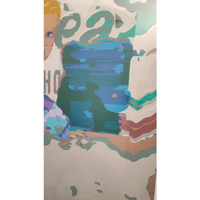 Stanley Tomshinsky, Lion, 1973, Acrylic on Canvas, Framed For Sale - Image 6 of 17