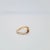 Early 21st Century White Diamond Princess Cuts and Rounds Bypass Ring in 18k Rose Gold, size 5.25 For Sale - Image 5 of 6