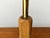 Wood Mid-Century Wood and Brass Tripod Table Lamp, 1960s For Sale - Image 7 of 18