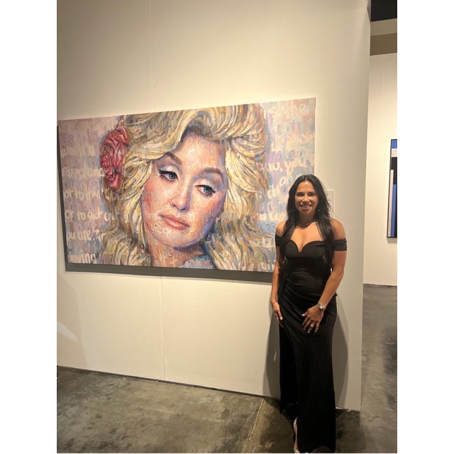 Christina Major Dolly Oil on Canvas by Christina Major 2024 For Sale In West Palm - Image 6 of 6
