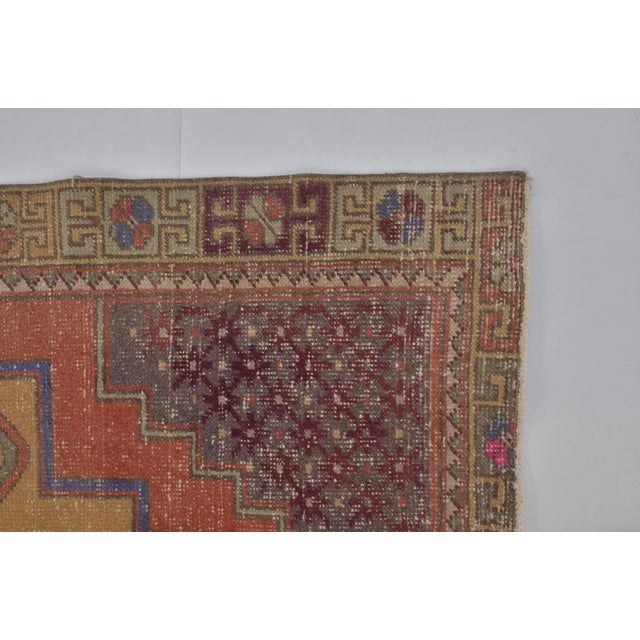 Handknotted Vintage Nomadic Rug For Sale - Image 4 of 10