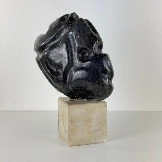 Pietro Cenedella, Abstract Head Sculpture, 1960s-1970s, Marble For Sale - Image 3 of 17