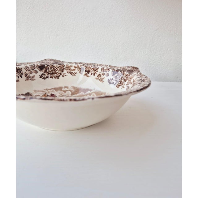 Vintage English Ironstone Dessert Set by Johnson Bros, 1970s, Set of 9 For Sale - Image 11 of 15