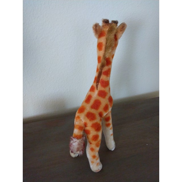 Sweet Steiff Giraffe. Vintage plush toy. Made from mohair in Germany. Steiff is a premier maker of fine stuffed toys. This...