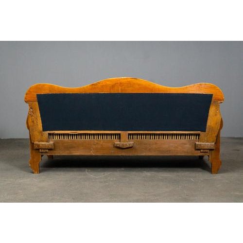 Brown Biedermeier Sofa, Mid-19th Century For Sale - Image 8 of 16