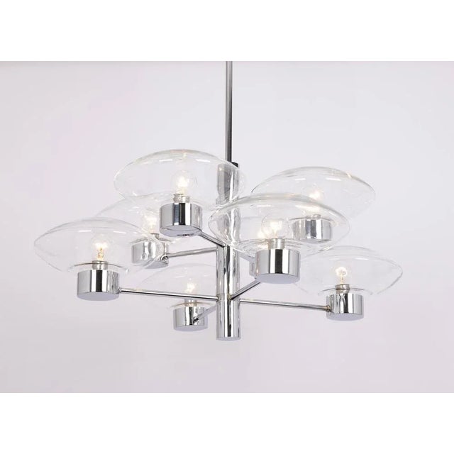 Mid-Century Orbital Pendant Lamp attributed to Kaiser Idell / Kaiser Leuchten, Germany, 1970s For Sale - Image 6 of 13