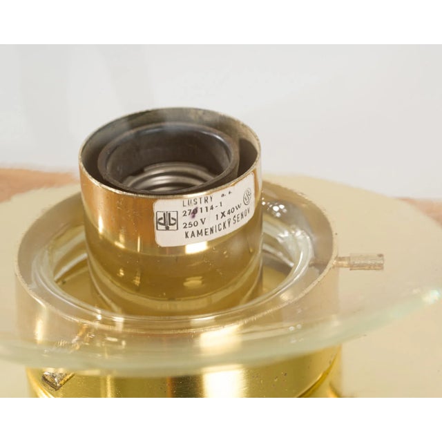 Glass Sconces from Kamenický Šenov, 1950s, Set of 2 For Sale - Image 10 of 11