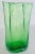 Mid-Century Modern 2009 Blenko Antique Green Paper Bag Blown Art Crackle Glass Vase Mid-Century Modern Style For Sale - Image 3 of 12