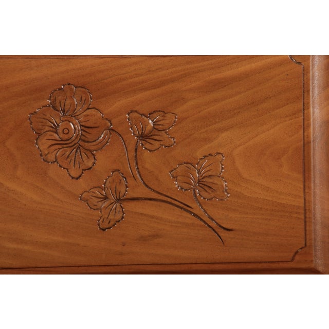 Baroque Cabinet in Walnut with Carvings, 1800s For Sale - Image 14 of 18