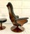 Wood 1970's Westnofa Norwegian Modern Reclining Lounge Chair and Ottoman For Sale - Image 7 of 18