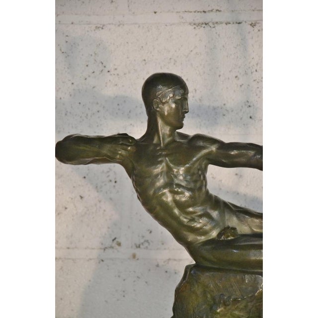 Victor Demanet, Art Deco Archer, 1920s, Bronze For Sale - Image 9 of 15
