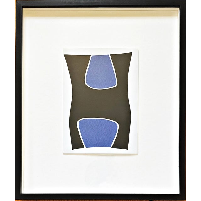 Contemporary Rolf Hans, a Pair of Organic Monochrome Color-Field Collages by Rolf Hans, Signed and Dated, 1992, Paper For Sale - Image 3 of 7