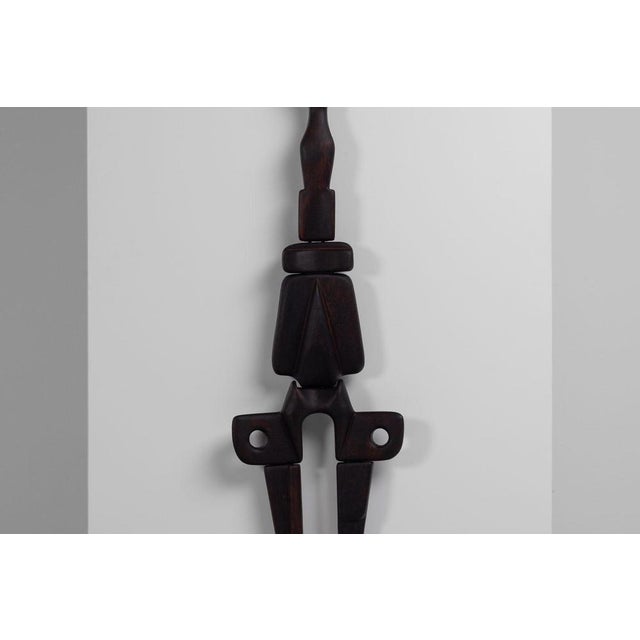 1950s Ferdinand Vonck, Abstract Wall Sculpture, 1959, Wood For Sale - Image 5 of 18