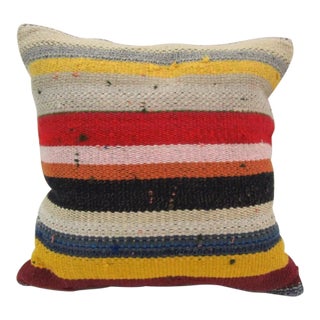Handmade Turkish Kilim Pillow Cover For Sale
