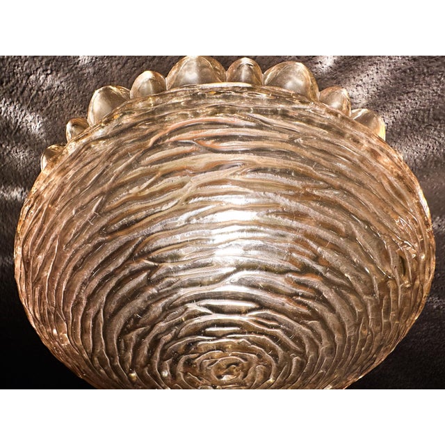 Mid-Century Modern Vintage Amber Wall Lights, 1970s, Set of 2 For Sale - Image 3 of 10