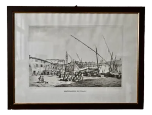 Linassi after Tischbein, Piran Mandrake, 19th Century, Lithograph, Framed