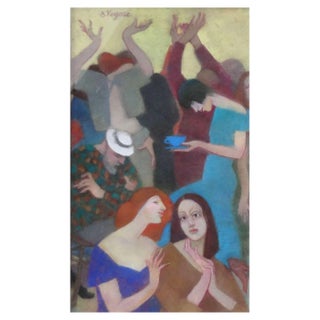 Baiba Vegere, Consolation, 2020, Pastel on Canvas For Sale