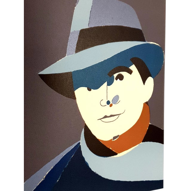 Early 21st Century Eduardo Arroyo - Jean Moulin - Original Lithograph 1984 For Sale - Image 5 of 6