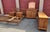 Complete king bedroom set by Durham Furniture, crafted in hardwood with a classic, substantial look and the quality...