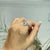 Antique Edwardian Style Blue Sapphire & Diamond Halo Ring in Sterling Silver, Size 7 For Sale - Image 9 of 13