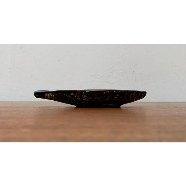 Blue Mid-Century German Ceramic Fish Bowl, 1960s For Sale - Image 8 of 11