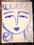 Contemporary Small Painting of Face by Auker For Sale - Image 6 of 6