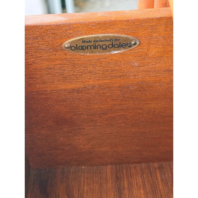 Bloomingdale's 1990s Bloomingdales Rattan Chest of Drawers - A Pair For Sale - Image 4 of 14