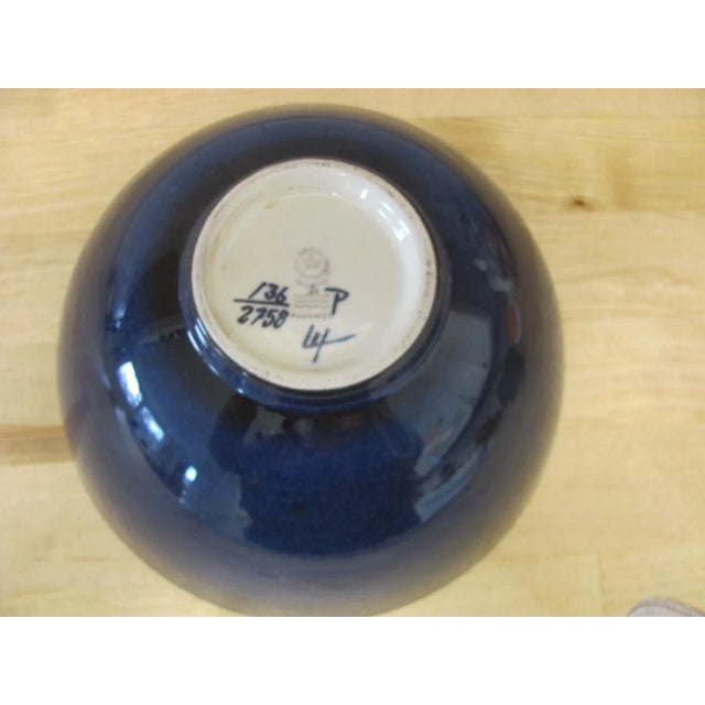 Ceramic Vintage Royal Copenhagen "Alumina" Fajance Bowl Inge Lise Kofoed For Sale - Image 7 of 9