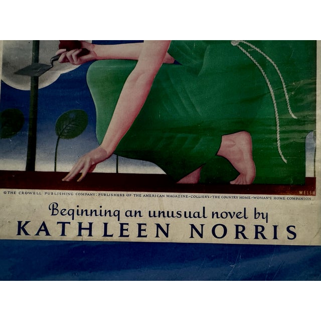 Original period front cover from the April 1936 issue of Woman's Home Companion magazine featuring a graceful woman...