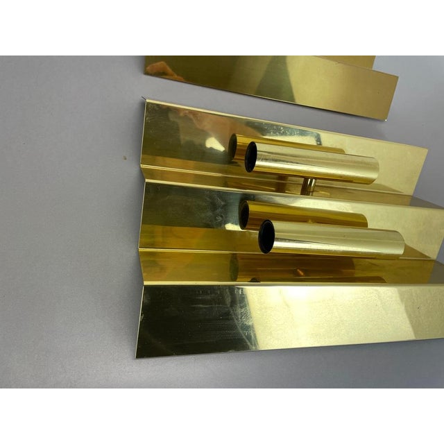 German Wall Light in Brass from WKR Leuchten, 1970s, Set of 2 For Sale - Image 12 of 18
