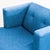Cb2 Avec Blue Modern Lounge Chair With Metal Legs For Sale In San Francisco - Image 6 of 9