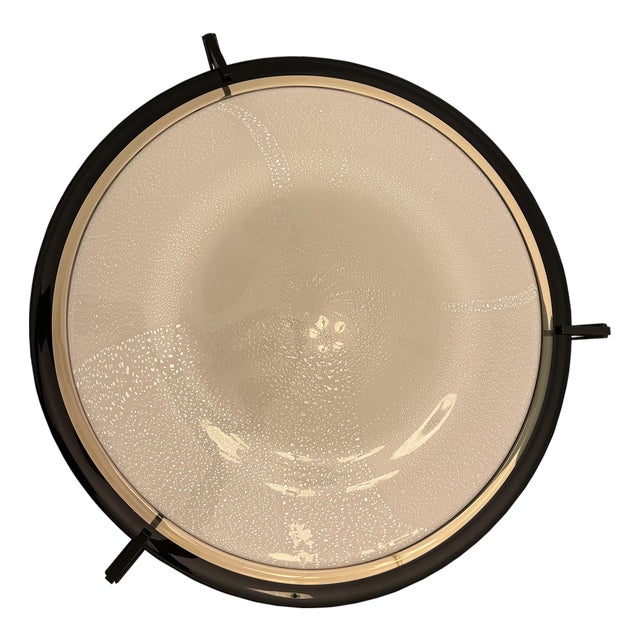 Large Murano Milky Way Ceiling Light, 1980s For Sale