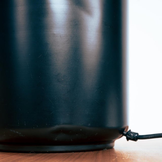 Black 625 Mushroom Table Lamp by Martinelli Luce, 1960s For Sale - Image 8 of 13