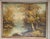 Gold Vintage Oil on Canvas For Sale - Image 8 of 12