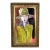 Acrylic on Panel Portrait of Woman in a 40's-50's Style For Sale