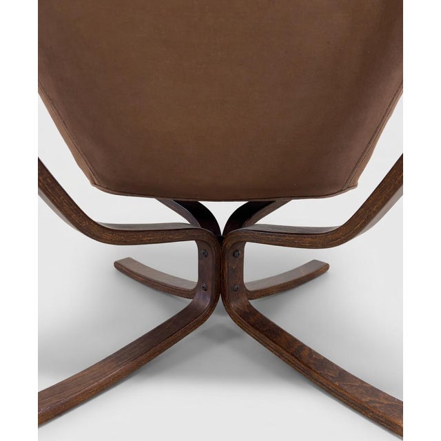 Olive Falcon Chair by Sigurd Ressell for Vatne Furniture, 1960s For Sale - Image 11 of 14