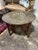 Moroccan Style Brass Tray Teak Table For Sale - Image 4 of 9
