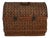 Vintage Woven Small Trunk For Sale
