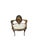 19th Century French Louis XV Style Hand-Painted Romantic Armchair For Sale - Image 12 of 14