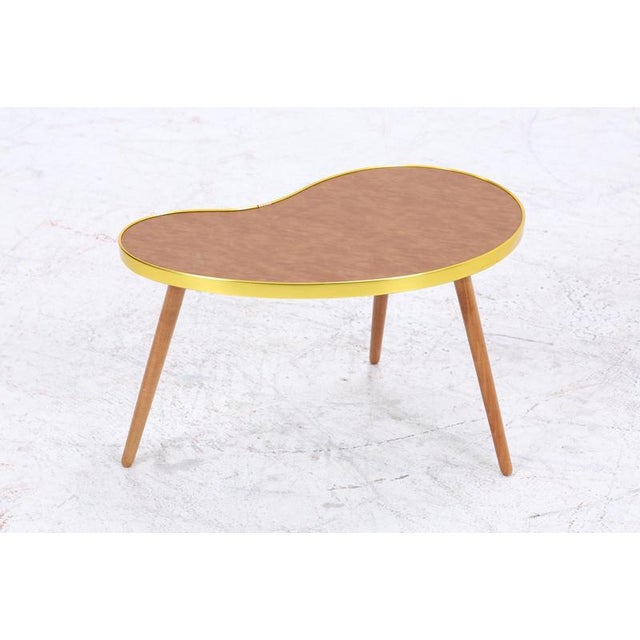 Vintage Kidney-Shaped Table, 1960s For Sale - Image 3 of 9