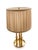 Set of 2 Vintage Brass Bouillotte Pair Table Lamps 3 Arm Candelabra Lamp With Pleated Shades Hollywood Regency For Sale - Image 10 of 12