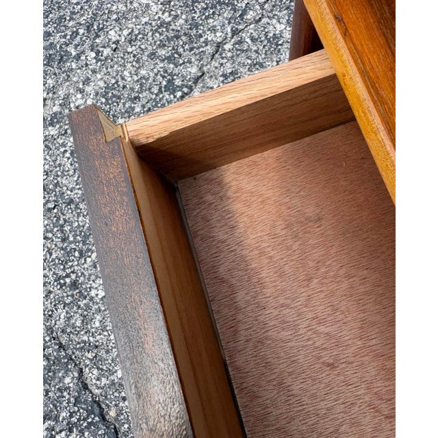 Fully-Refinished Mid Century Drexel Declaration Nightstand Pair For Sale - Image 12 of 13