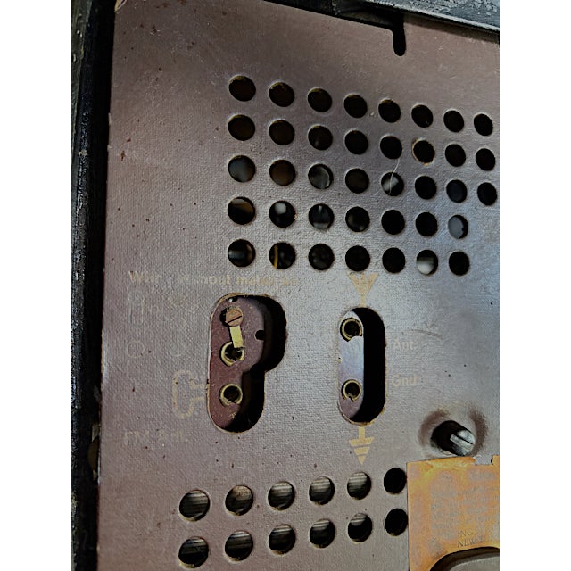 Authentic 1958 German Mid-Century Modern Nordmende Elektra 58 Tube Radio, Usa Export Model For Sale - Image 10 of 12